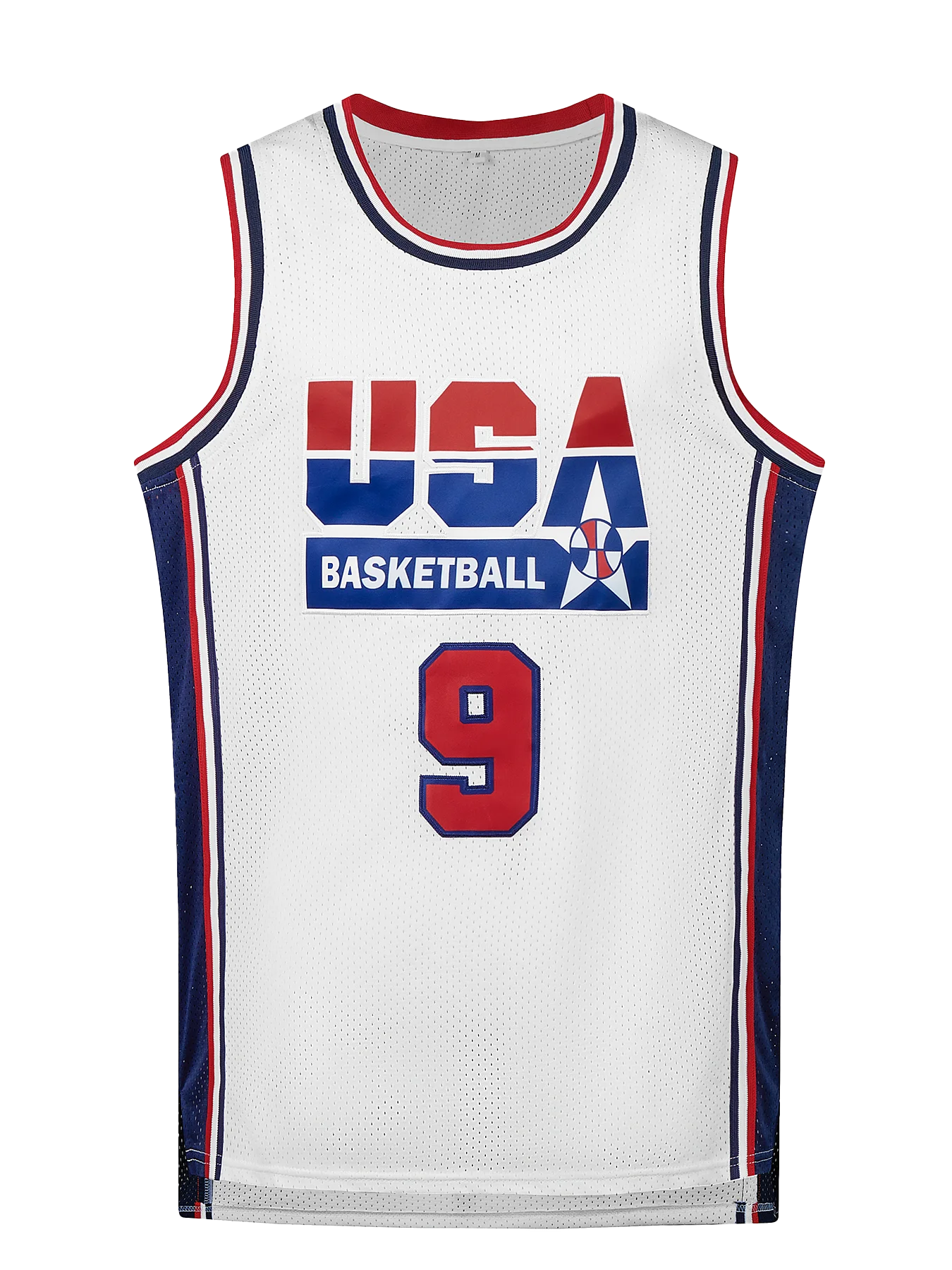 Men's Embroidered Team USA Basketball Jerseys (Throw Back) -