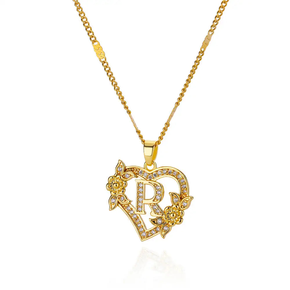 Initial Letter Necklaces -