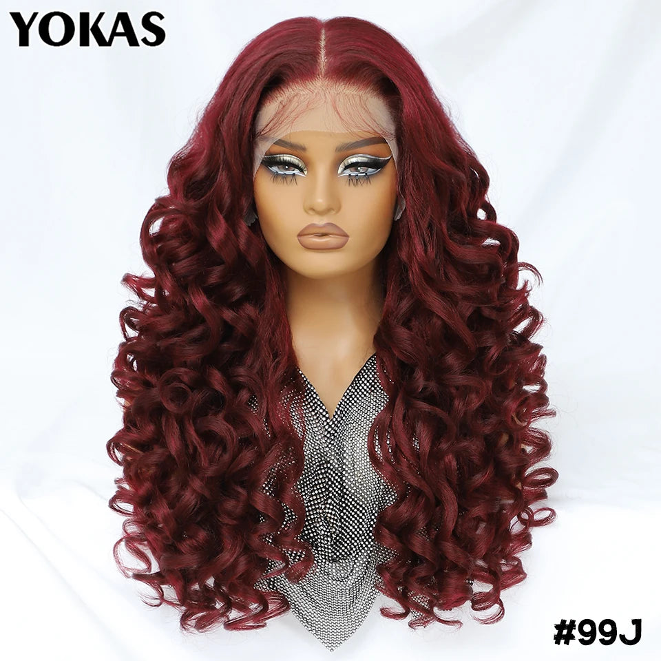Achieve a stunning look with this Latisha curly 13x6 lace frontal wig. Featuring pre-plucked hairline and baby hair, this wig offers a natural and stylish appearance for a flawless finish. -