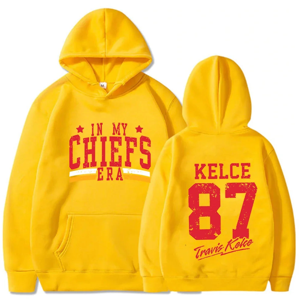 Chiefs Era Sweatshirt Kelce 87 -
