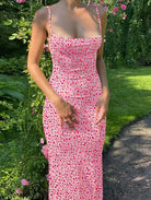 Floral Print Spaghetti Strap Sundress -