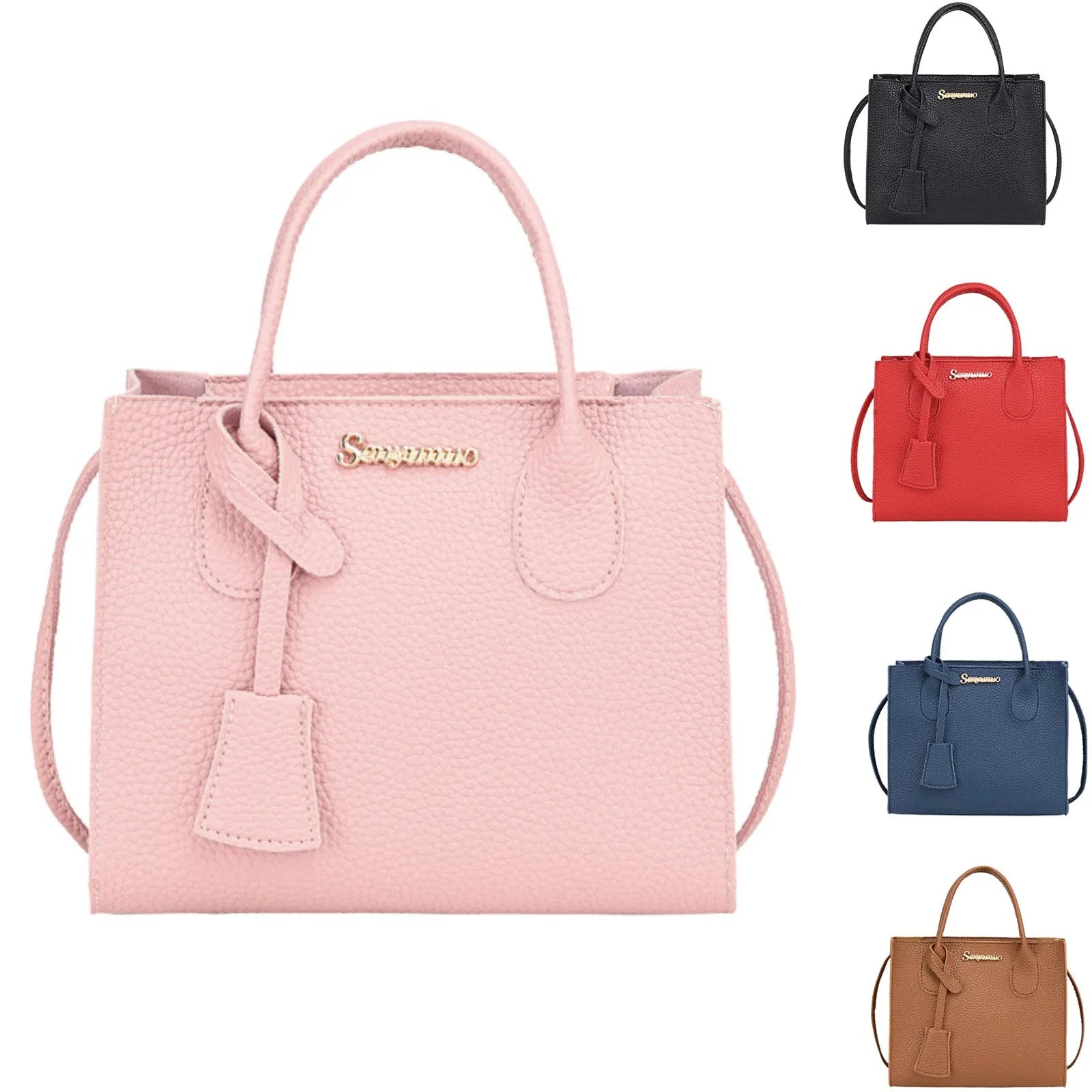 Carry your essentials in style with this versatile women's tote bag. Featuring a large capacity and made from casual PU leather, this crossbody handbag is perfect for adding a fashionable touch to your everyday look. -