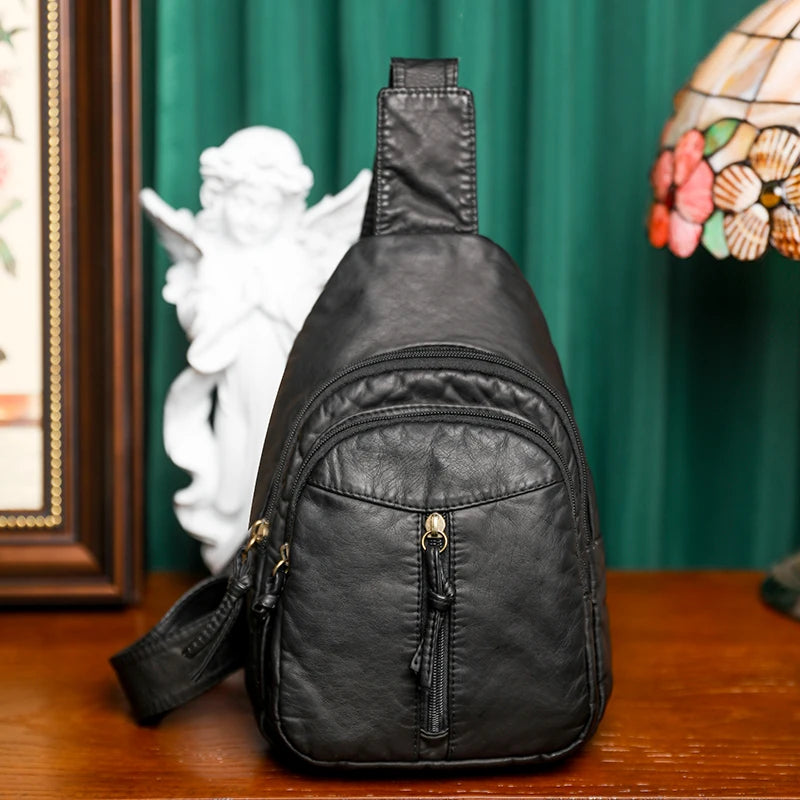 Carry your essentials in style with this soft PU leather shoulder crossbody bag. Designed for high quality and durability, this accessory is perfect for adding a chic touch to your outfit. -