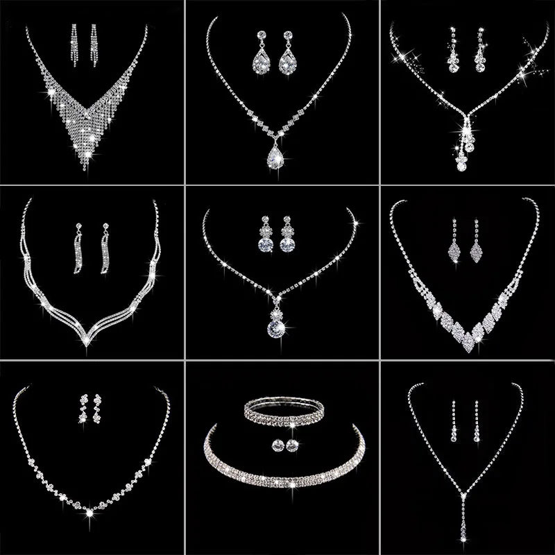 Women's Necklace Earring Set -