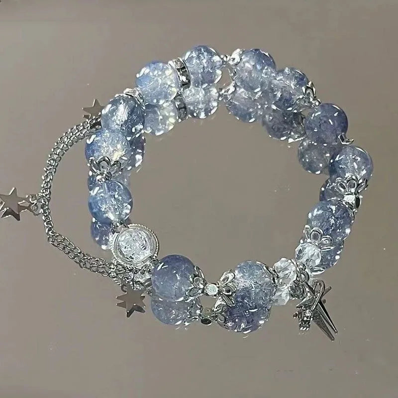 Butterfly Chain Bead Bracelet -