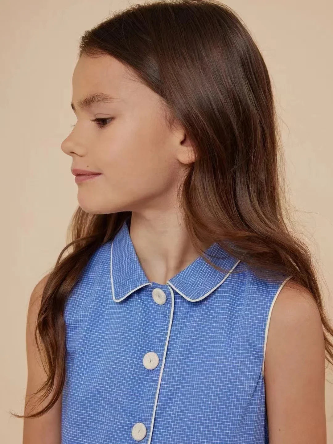 2025 New Kids Clothes Daily Wear Smocked Girls Dress Cotton ChildrenVacation Outfits Summer Casual Green Dresses Matching -