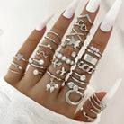 Wave Joint Rings Set (Women) -