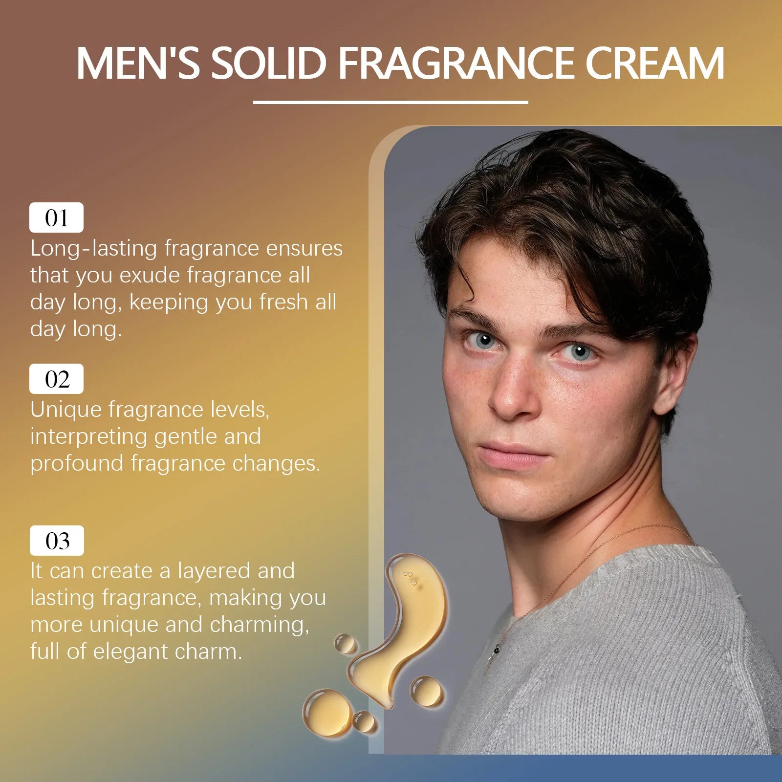 Men Sandalwood Balm Series Lasting Scent Keep Fresh Dating Flirting Improve Temptation Portable Body Light Fragrance Solid Balms -