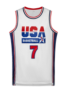 Men's Embroidered Team USA Basketball Jerseys (Throw Back) -