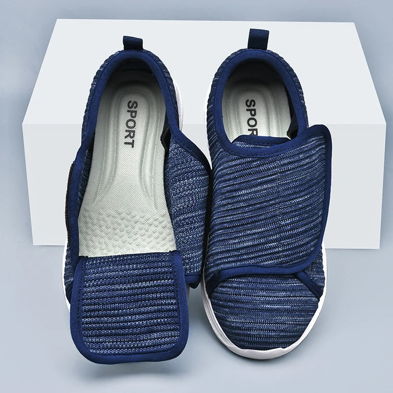 Diabetic Shoes Medical For Man Ladies Wide Fat Foot Swollen Feet Shoes Hallux Valgus Bunion Orthopedics Thumb Eversion -