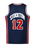 Men's Embroidered Team USA Basketball Jerseys (Throw Back) -