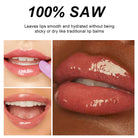 Handaiyan Long Lasting Lipstick Waterproof Moisturizing MIrror Watery Jelly Lip Stick Lip Plumper Lip Balm Makeup -