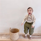 Children's Clothing From 2 To 7 Years Winter Kids Warm Cotton-Padded Trousers Baby Girls Thick Pants Toddler Boys Wear Clothes -
