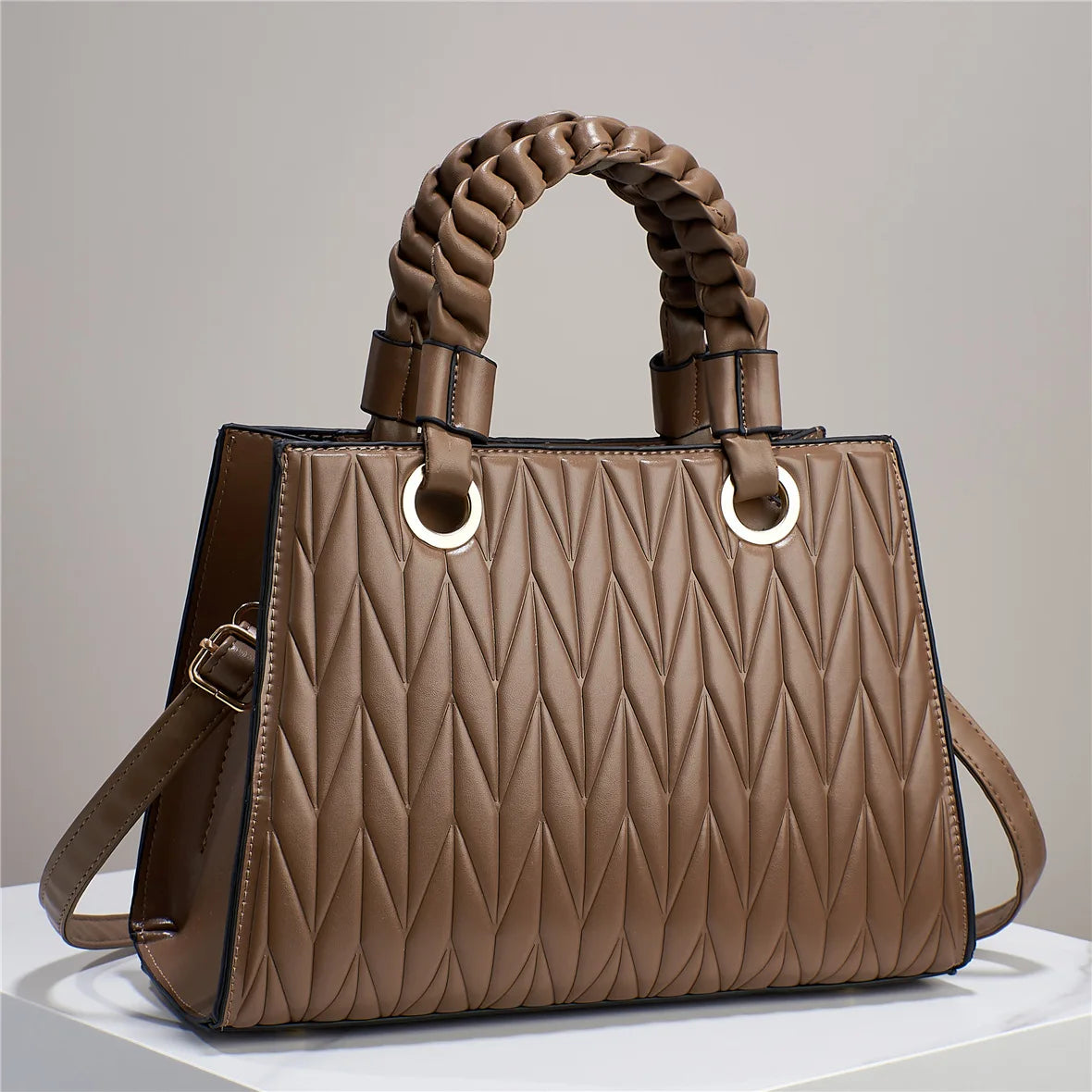 Elevate your style with this luxurious women's shoulder bag and handbag—perfect for adding a touch of sophistication and elegance to any outfit. -