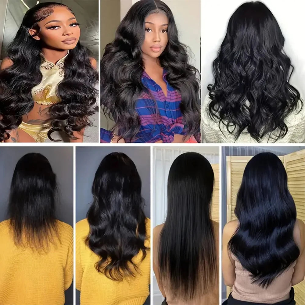 Tape In Human Hair Body Wave Extensions 100% Real Human Hair Skin Weft Adhesive Glue On For Salon High Quality For Black Woman -