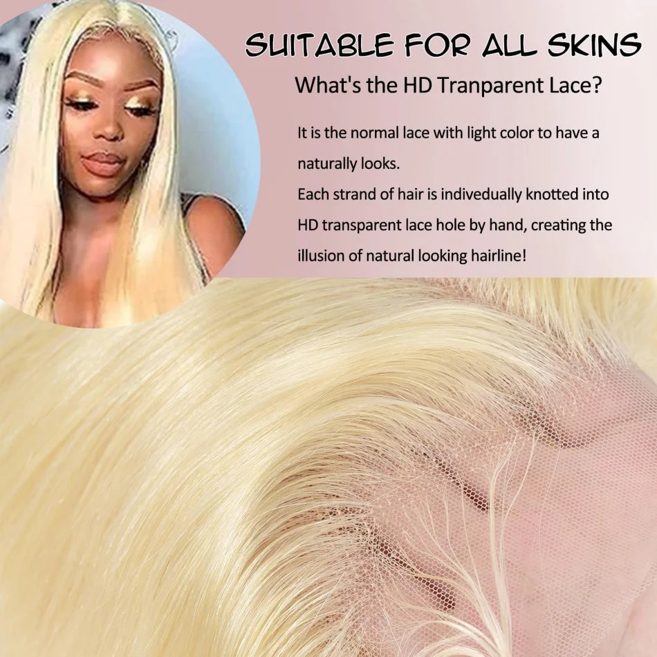 Blonde Human Hair Wigs -