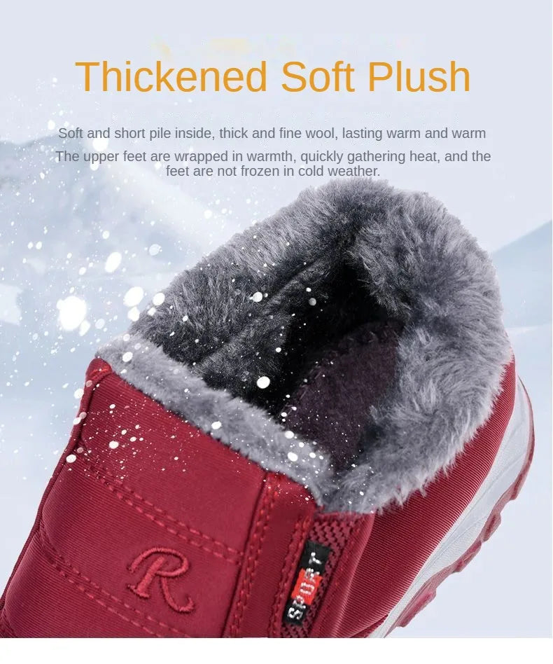Women's Shoes Autumn Winter Casual Cotton Chunky Sole Warm Anti-Slip Affordable Free Shipping -