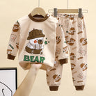 Kids Pajama Sets Girls Boys Print Sleepwear -