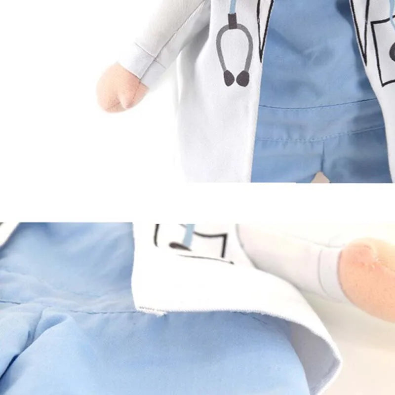 Pet Clothes Cat Dog Doctors Costume Puppy White Gown Funny Coat Party Dress For Small Pets Outfits Chihuahua Costumes -