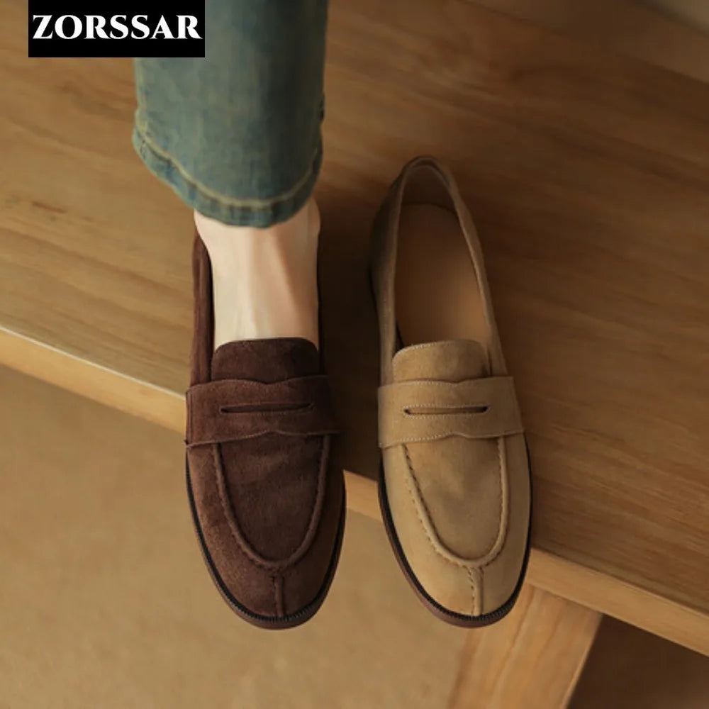 Brown Casual Flats -