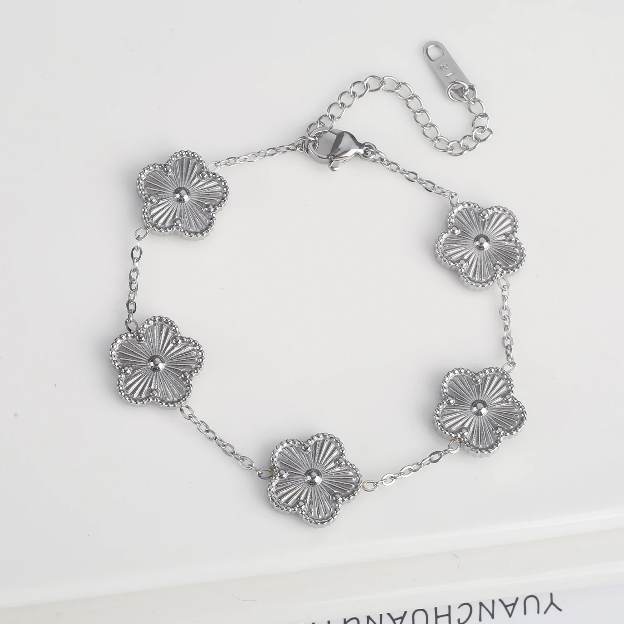 Double Sided Adjustable Charm Bracelet -