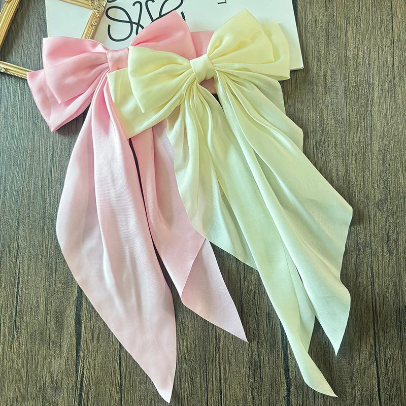 Bow Ribbon Hair Clip for Girls -