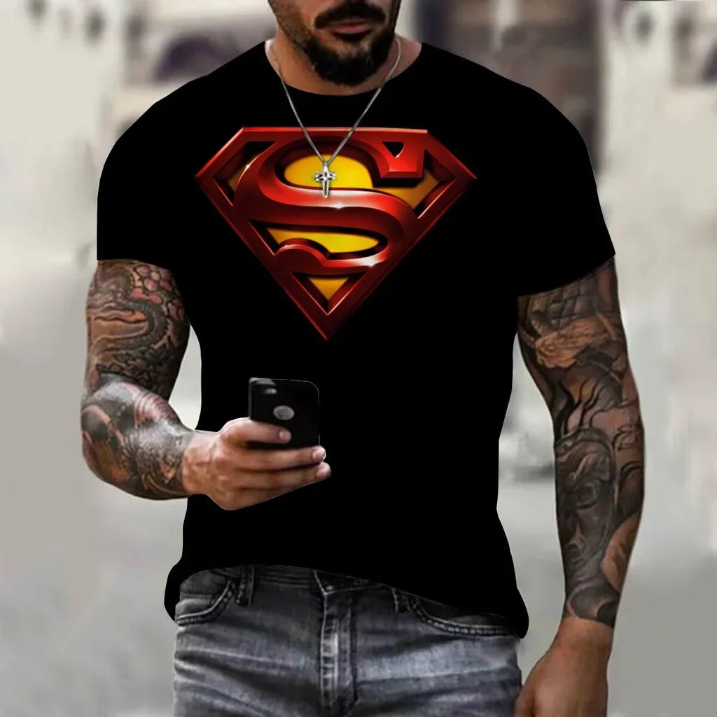 New Men's T-shirt Superman (Throw-Back) -