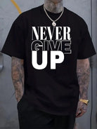 Men's soft and breathable short sleeved T-shirt -