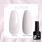 Explore your creativity with this comprehensive set of 129 colors of 7ML nail gel polish. Perfect for nail art enthusiasts, these semi-permanent colors allow for endless possibilities and stylish designs. -