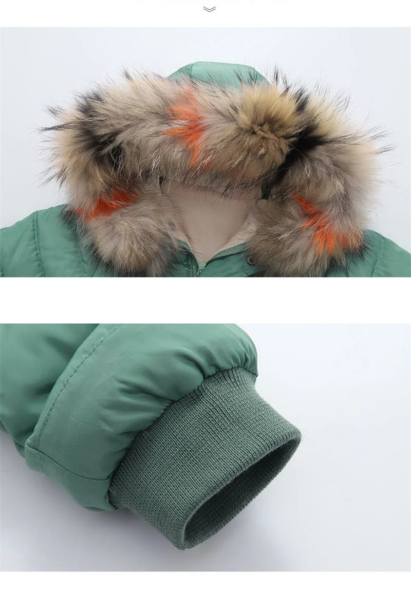 Keep your little one snug and stylish this winter with our new warm down jacket—perfect for baby girls and boys! -
