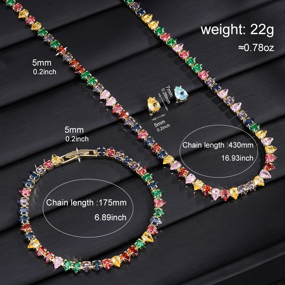 Gorgeous Buling AAA Clear Round Cubic Zirconia Earrings -