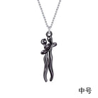 New Creative Couple Embrace Necklace Women's -