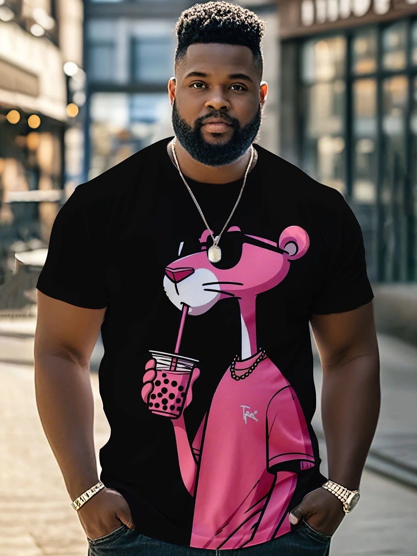 Men's Pink Panther T-Shirt -