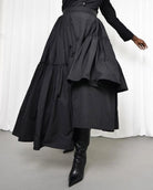 Embrace vibrant style with this handmade African women’s maxi skirt—uniquely crafted for a bold, beautiful look! -