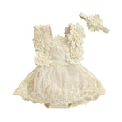 Dress your little one to impress with this adorable party romper for baby girls—perfect for special occasions and celebrations! -