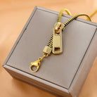 Niche design sense two wear zipper collarbone necklace women's -
