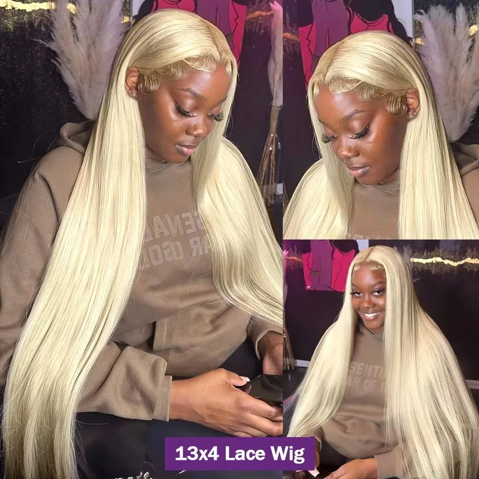 Blonde Human Hair Wigs -