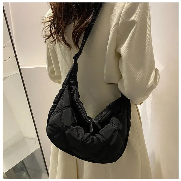 Carry your essentials in style with these embroidery crossbody bags Featuring a large capacity and a shoulder strap, these handbags are both fashionable and functional—an ideal accessory for any outfit. -