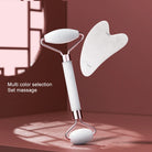 Enhance your skincare routine with this facial roller for the face, neck, and eyes. This resin massage tool can help improve circulation, reduce puffiness, and promote relaxation for a revitalized complexion. -