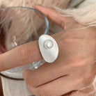 Sterling Silver Hollow Out Rings -