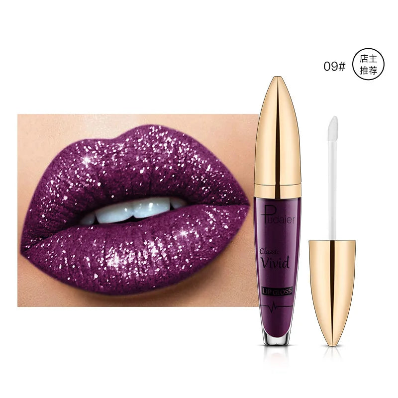 Shiny lipstick -