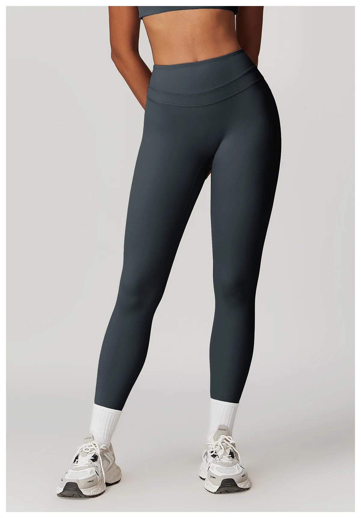 Yoga Leggings High Waist Sport Leggings Women's Running Workout Tights Gym Push Up Fitness Trousers -