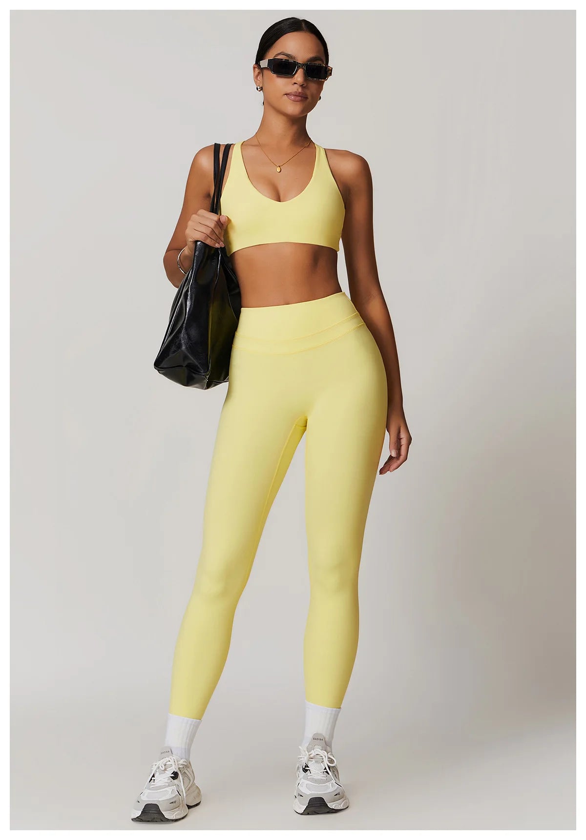 Yoga Leggings High Waist Sport Leggings Women's Running Workout Tights Gym Push Up Fitness Trousers -