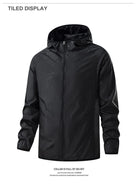Stay protected during hiking adventures with these waterproof jackets for men and women. Featuring sun protection and windproof capabilities, these jackets are perfect for outdoor excursions, keeping you comfortable and shielded from the elements. -