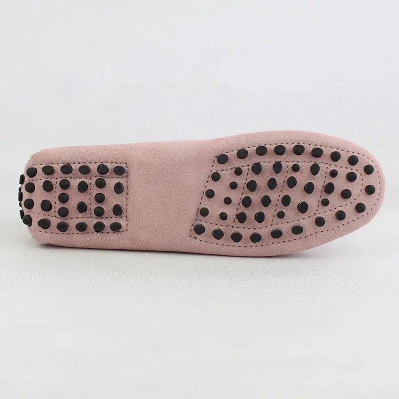 100% Genuine leather Women flats Fashion Handmade Women Casual leather shoes Leather Moccasin Women Driving Shoes Loafers -
