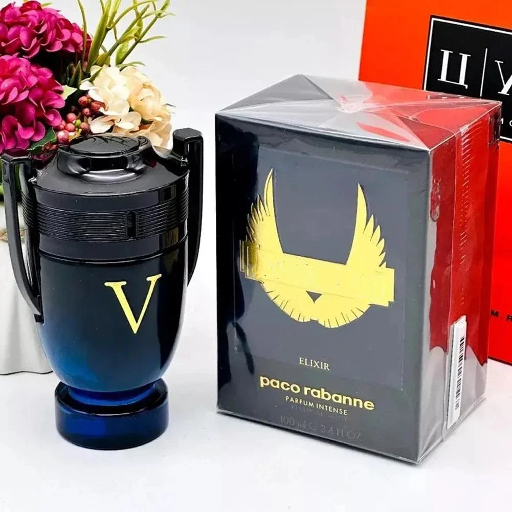 100ML Victory Men's Perfume EDP, Woody Aquatic Notes, Fresh Ocean Fragrance Spray Gift For Men 3.4 Oz Parfum Intense Cologne -