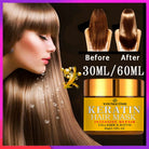 Revitalize your hair with this hair mask enriched with biotin, collagen, keratin, and essential oils. Nourish and repair dry, damaged hair for a healthier-looking mane. -