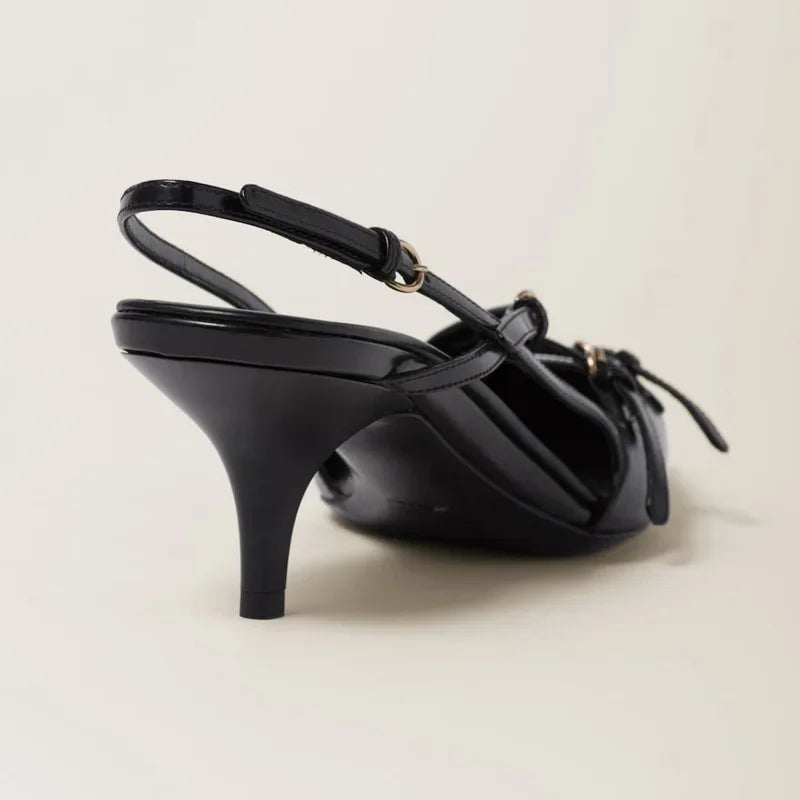 High Heels Pointed-toe Back Loop -