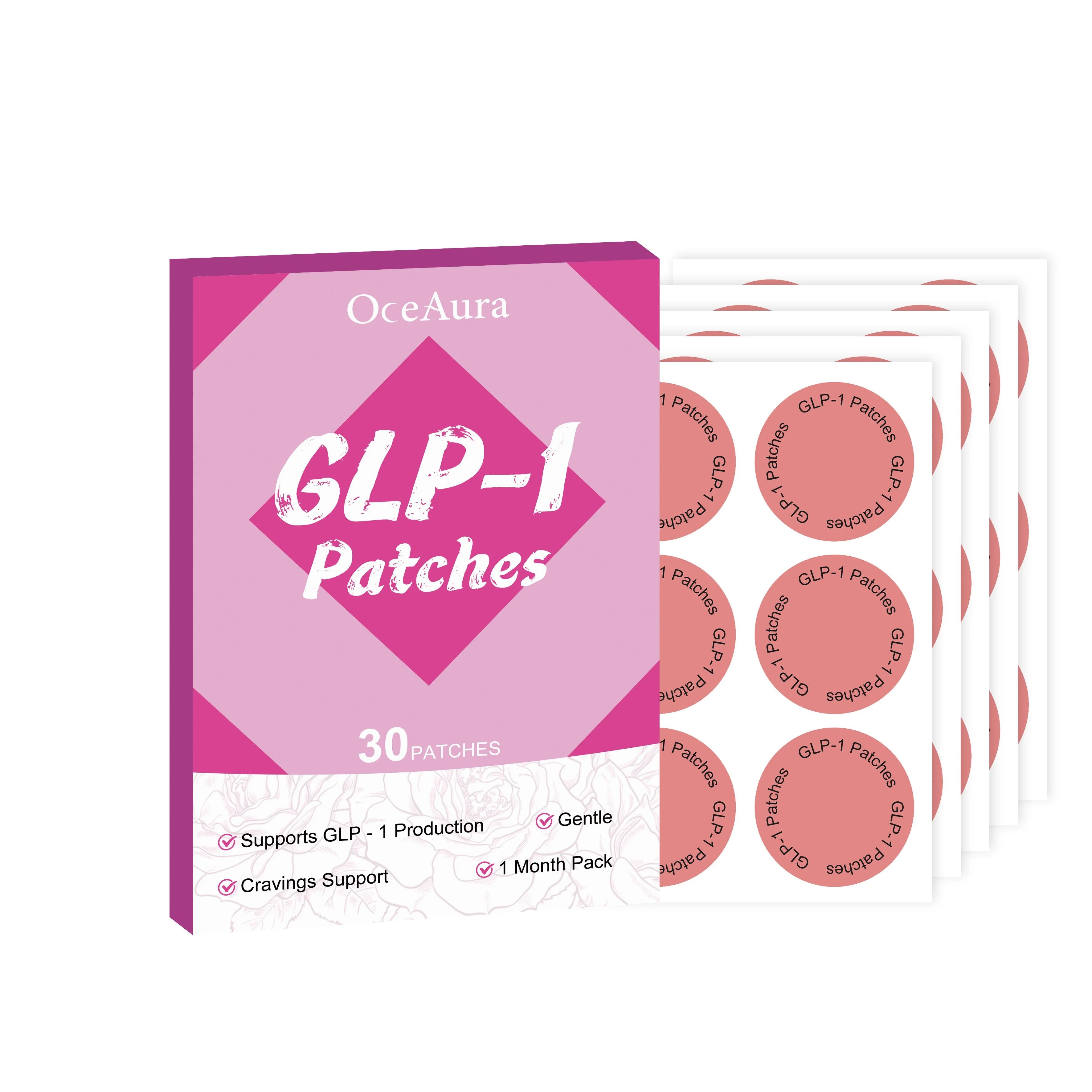 OceAura GLP-1 Patches for Weight Loss Sculpting Shaping Body Appetite Control -