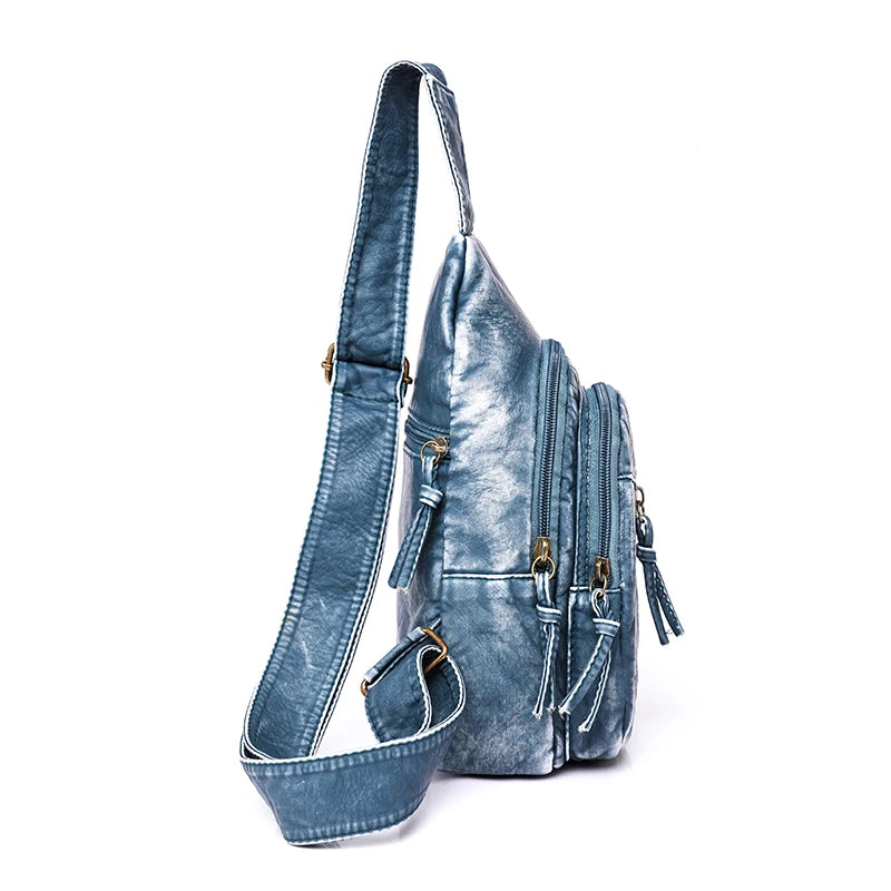 Carry your essentials in style with this soft PU leather shoulder crossbody bag. Designed for high quality and durability, this accessory is perfect for adding a chic touch to your outfit. -